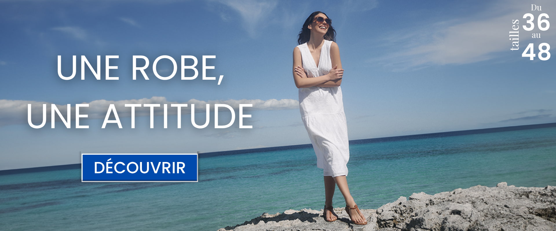 Une robe Une attitude robe marine
